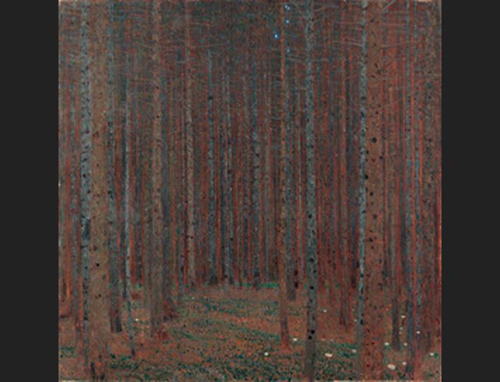 Gustav Klimt Fir Forest